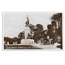 War Memorial, Northanhay Park, Exeter, Devon, RP Postcard.