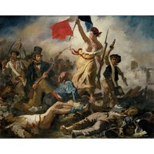 Liberty-Leading-The-People Art Gallery Poster Canvas Print Wall Decoration A0 A1