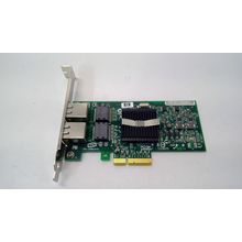 HP NC360T 412651-001 PCI Express Dual Port Server Adapter High Profile Bracket
