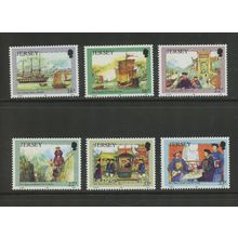 Jersey 587-592, 1992 William Mesny, VF, MNH (GB508)