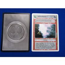 Star Wars 1997 Dagobah Decipher CCG W/B Card Ineffective Maneuver LS
