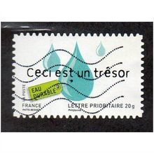 FRA 2008 (55c) 'SUSTAINABILITY - WATER CONSERVATION' FINE USED (EBID20801)