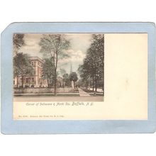 New York Buffalo Corner Of Delaware & North Sts Street Scene ny_box4X1~2786