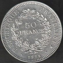 1978 France 50 Francs Silver Coin