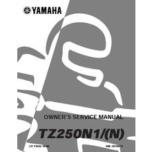 YAMAHA TZ250N1/(N) OWNERS SERVICE MANUAL 2000 MOTORCYCLE 288 PAGES IN ENGLISH