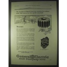 1922 G.E. Fabroil Gears Ad - An Achievement