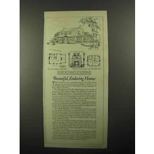 1922 American Face Brick Association Ad - House No. 628