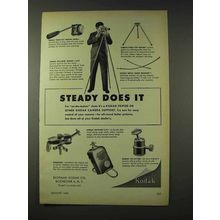 1948 Kodak Tripods Ad - Steady Does It