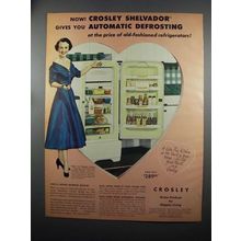 1953 Crosley Shelvador Refrigerator Ad - M. Lindsay