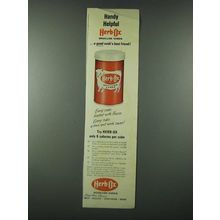 1963 Herb-Ox Bouillon Cubes Ad - Handy Helpful