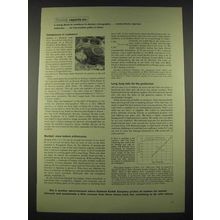 1965 Eastman Kodak Company Ad - desire to contribute to electron micrography