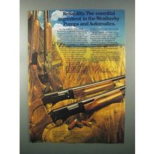 1982 Weatherby Shotgun Ad - Eighty-Two, Ninety-Two Pump