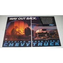 1986 Chevy S-10 Blazer Ad - Way Out Back