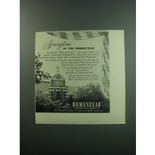 1949 The Homestead Resort Ad - Springtime at the Homestead