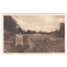 Clava Temples and Standing Stones Culloden Moor Postcard Inverness-shire