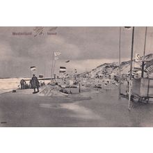 Westerland Strand German Antique Postcard