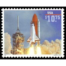 Space Shuttle 10.75 Express Mail Single Postage Stamp Scott 2544A
