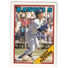 1988 Topps baseball card 345 Scott Fletcher
