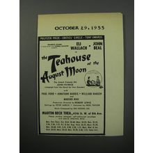 1955 The Teahouse of the August Moon Play Ad - Pulitzer Prize - Critics' Circle