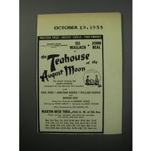 1955 The Teahouse of the August Moon Play Ad - Pulitzer Prize - Critics' Circle