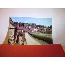 LASTINGHAM, YORKSHIRE. used postcard by J A Rhead. 1965 pm =