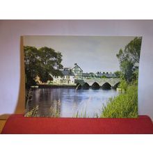 RIVER AVON BRIDGE, FORDINGBRIDGE, HAMPSHIRE unused postcard by J. Arthur Dixon =