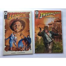 1994 Dark Horse Comics Indiana Jones & the Arms of Gold #1 & 1993 Thunder in the