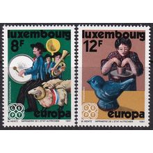 Luxembourg 1981 SG 1066-7 UMM Europa/CEPT (G-097 (19))