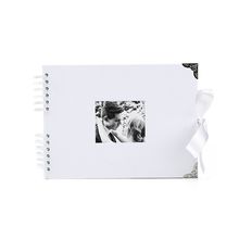 Woodside Home Living Metal Corner Scrap Book Style Photo Album 29cm x 21.5cm - W