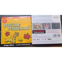 Puzzle Potpourri PC ROM Promo The Daily Mail CD Rom Library Game
