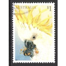 AUSTRALIA 1991: PETS - $1 COCKATOO USED (G8)
