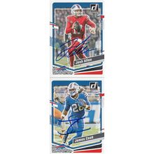 JOSH ALLEN & JAMES COOK AUTOGRAPHED 2023 BUFFALO BILLS ALL-PRO BACKFIELD PLAYERS