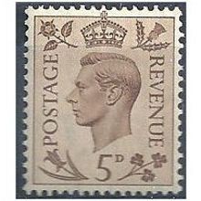 1937 SG469 5d.Brown Unmounted Mint