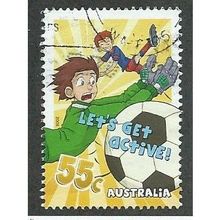 AUS 2009 55c 'LETS GET ACTIVE' FINE USED (EBID34-899)