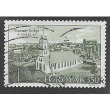 FAR 1989 350o 'TORSHAVN CHURCH' FINE USED (EBID74-975)