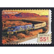 Australia 2010 Great Aust Railway Journeys - The Indian Pacific 55c s/a Used