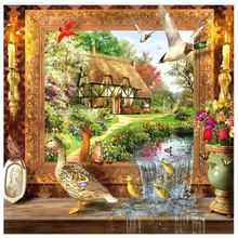 Adult Jigsaw Puzzle – 1000 Pieces Landscape Animation Pond Animal Shape