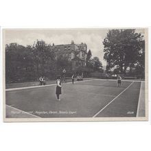 Tennis Courts Marist Convent School Paignton Devon Postcard 29208