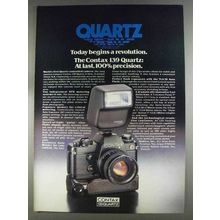 1980 Contax 139 Quartz Camera Ad - A Revolution