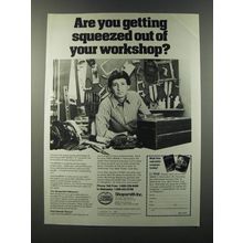 1986 Shopsmith Mark V Ad - Are you getting squeezed out of your workshop?