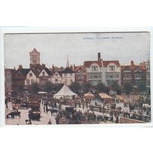 Salisbury Market Wiltshire Postcard 44352