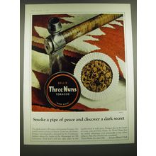 1968 Bell's Three Nuns Tobacco Ad - Smoke a pipe of peace and discover