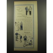 1950 F.R. Tripler & Co. DAKS Trousers and Dozi Shirts Advertisement