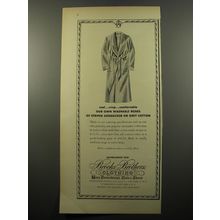 1950 Brooks Brothers Robes Advertisement - cool.. crisp.. comfortable