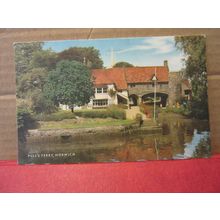 PULLS FERRY, NORWICH, NORFOLK. used postcard 1982 pm J Salmon =