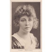 Peggy Paterson Silent Film Actress Antique Postcard