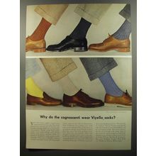 1953 Viyella Socks Ad - Why do the cognoscenti wear Viyella socks?