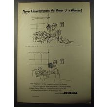 1953 Ladies' Home Journal Magazine Ad - Never underestimate the power