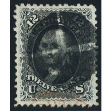 69, Used 12¢ VF-XF With Black & Red Cancels Cat $130.00 - Stuart Katz