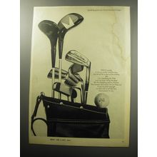 1967 Spalding Air-Flite Golf Balls and Johnny Palmer Golf Clubs Advertisement